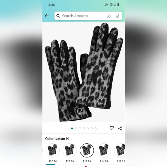 Mud pie initial gloves OS - Picture 12 of 13